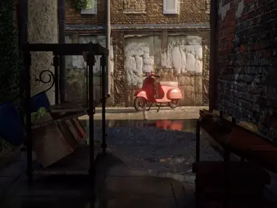 old street 3D model