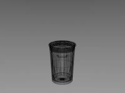 Dumpster trash can 3D model buy