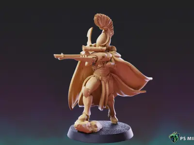 Space Elf Vanquisher Male Leader 3D print model