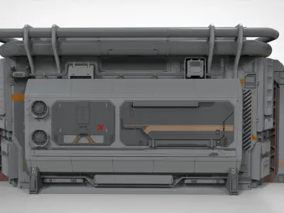 Sci Fi Modular Environment 2 3D model