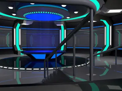 Sci Fi Interior   3D model