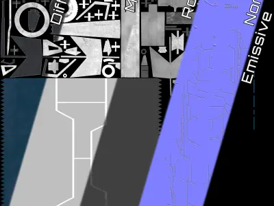 Star Trek Landing Pod Low-poly 3D model