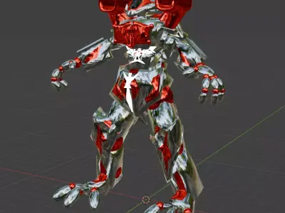 Mesh of M-13 Milirary Robots FBX Files  Low-poly 3D model