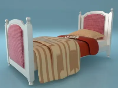 Childrens bed collection 3D model