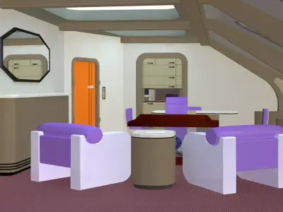 VIP Guest Room in multiple formats 3D model