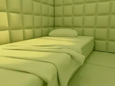 Mental Hospital Padded Room M1 3D model