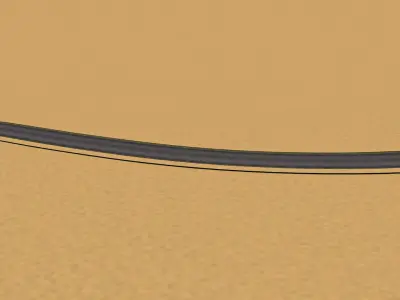 Desert Highway 3D model