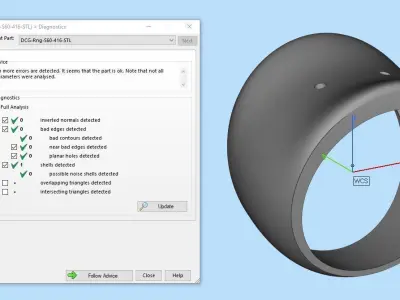 Jewelry ring 416 3D print model