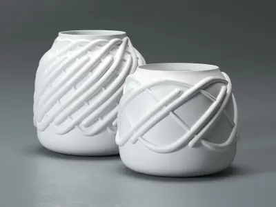 Dalva Vases 3D model