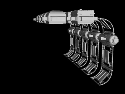 Starship Drydock 3D model