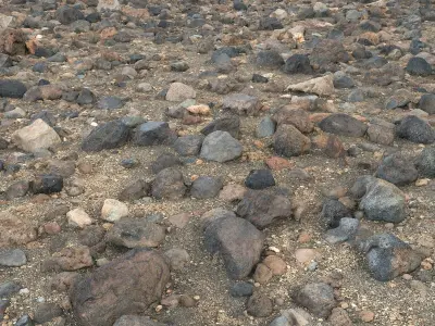 Stone Desert Pack 4 Low-poly 3D model