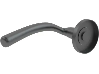 Urfic Winchester Door Handle Matt Black 3D model