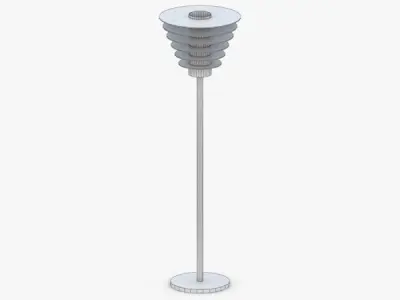 1420 - Floor Lamp Low-poly 3D model