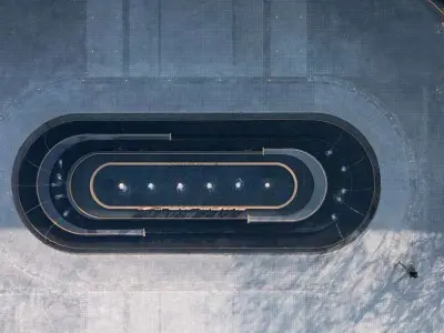 Modern Waterscape 3D model