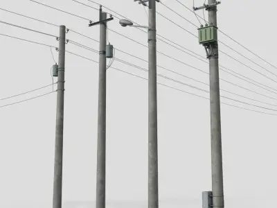  Power Transmission Line - Complete Set 