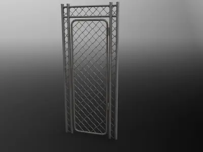 Sci-fi environment models Low-poly 3D model