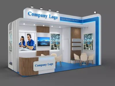 Exhibition Booth 3D model