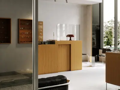 Optics store model 3D model