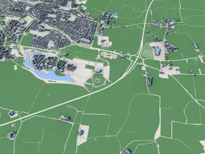 York City United Kingdom 3D model