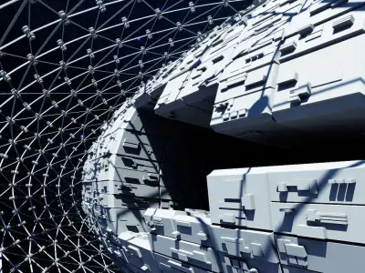 Space Station 2 3D model