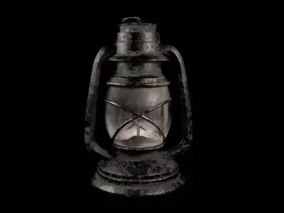 Table lamp light 3D model