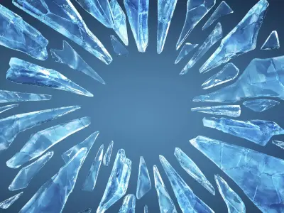 Ice Shards 3D model