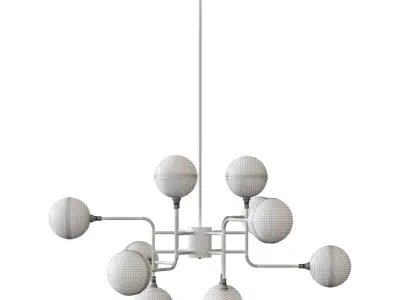 Pendant lamp Starkey 12 lights 3D model