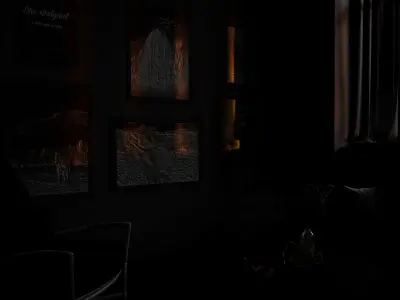 Cowboy Living Room 3D model