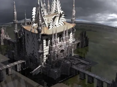 Night Hunter Building Victorian exterior 3D model