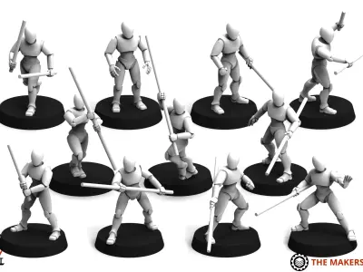 Misc - mannequins 3D print model