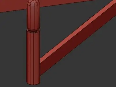 SLEEKLY MODERN SQUARED CHANDELIER 3D model