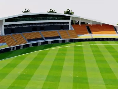 Guanggong International Cricket Stadium - China 3D model