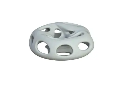 SciFi Cube Object No 65174 Low Poly Shape Low-poly 3D model