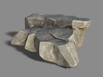 Mountain Rock 01 Low-poly 3D model purchase