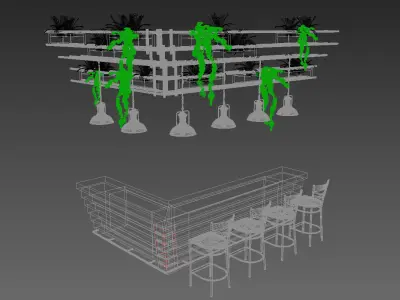 Loft Bar Collection 2 3D model