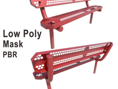 road objects - PBR  3D Model Pack