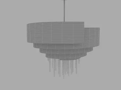3D Modern Chandelier 2 model