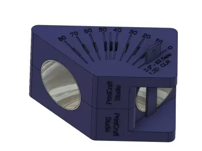 3D Printable Pipe Marking Multi Blocks 2-5 Inch 1-2D CLR 3D print model