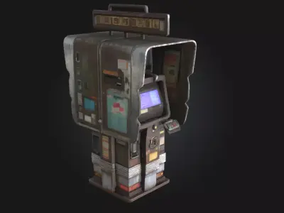 Videophone Relic  Echoes of Early Communication Technology 3D model