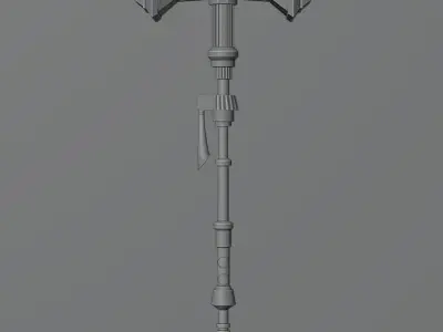 Arcane Jayce Hammer 3D model