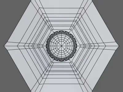 Japanese toro Low-poly 3D model