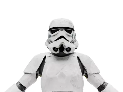 Stormtrooper - Star Wars Low-poly 3D model