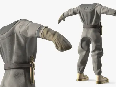  Traditional Diving Suit Vintage Gray 