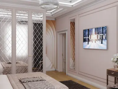 Bedroom interior 3D model