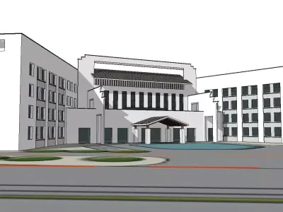 vacation spot-Resort-Fashion Leisure Hotel-0184 3D model