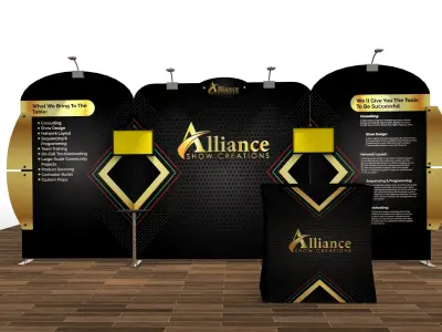 3D Tradeshow Model Free low-poly 3D model