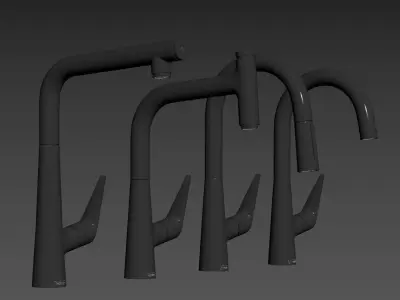 Kitchen Faucet Collection HANSGROHE Talis M 3D model