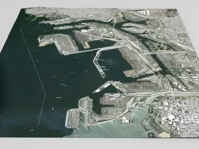 Los Angeles Port 3D model