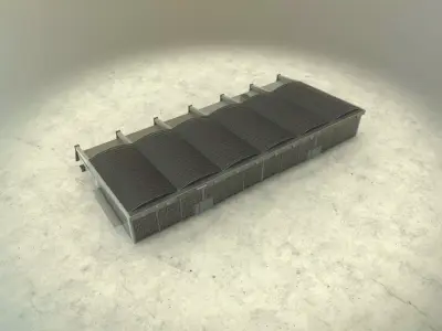 EDDB Hangar 9 Low-poly 3D model