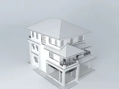House 3 FL P302 3D model